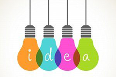 Multicolored lightbulbs - Idea