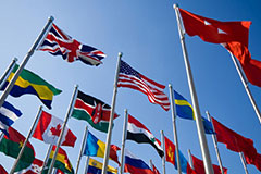 International flags